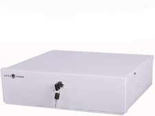 Ares Heavy Duty 18" x 18" x 5" DVR caixa de bloqueio de segurança para CFTV, branco, usado comprar usado  Enviando para Brazil