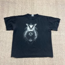 Camisa masculina vintage Jesus Cristo e o Espírito Santo GG preta década de 1990 comprar usado  Enviando para Brazil