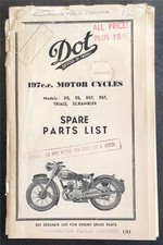 Dot 197cc motorcycles for sale  LEICESTER