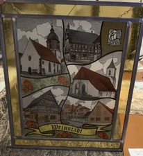 Blei glasbild weinstadt gebraucht kaufen  Mudau