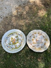 Paire assiettes décoratives d'occasion  Saulieu