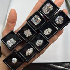 Pedra preciosa real de moissanita solta 0,1-10ct VVS1 D corte múltiplo com certificado GRA comprar usado  Enviando para Brazil