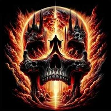 Aufkleber inferno skull gebraucht kaufen  Bad Schlema