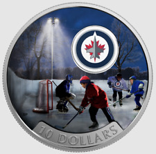 2017 Canadá $10 NHL Winnipeg Jets Passion to Play - 1/2 oz prata pura comprar usado  Enviando para Brazil