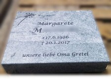 Liegestein granit 40x30x8 gebraucht kaufen  Reiskirchen