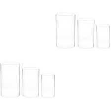  2 PCS Kerzenlampenschirm Aus Glas Desktop-Glasschirme Glaslampenschirm comprar usado  Enviando para Brazil