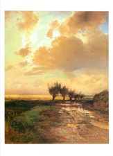 Cartão postal c16315 Aleksei Savrasov A Cart-Track pintura arte, usado comprar usado  Enviando para Brazil