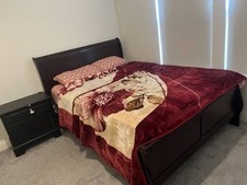 light wood queen platform bed for sale  Fort Worth