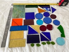 Stained glass transparent for sale  UK