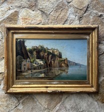 Quadro antico paesaggio usato  Calvizzano