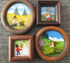 Miniaturbilder handgemalt 4 gebraucht kaufen  Bobingen