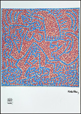 Keith haring red gebraucht kaufen  Mönchengladbach