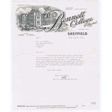 1944 billhead bennett for sale  GLASGOW
