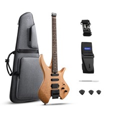 🎸 Donner NHL-500 Guitarra Elétrica Sem Cabeça + Bolsa Gig H-S-S Corpo Sólido | Natural comprar usado 🎸 Donner NHL-500 Guitarra Elétrica Sem Cabeça + Bolsa Gig H-S-S Corpo Sólido | Natural comprar usado  Enviando para Brazil