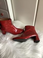 Chaussures bottines rouges d'occasion  Mulhouse-