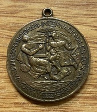 *1939 NOVA YORK SAN FRANCISCO World EXPO Argentina VINHO Adv medalha FIORAVANTI RR! comprar usado  Enviando para Brazil