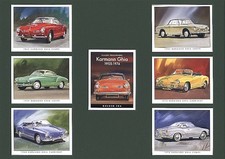 Conjunto de cartões de colecionador representando o clássico Volkswagen Karmann Ghia cupê conversível comprar usado  Enviando para Brazil