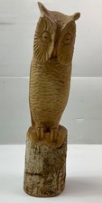 Wooden owl rustically for sale  HEREFORD
