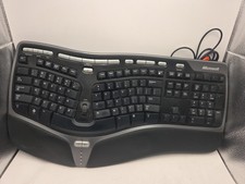 Usado, Teclado ergonômico natural Microsoft 4000 v1.0 KU-0462 USB testado com fio comprar usado Usado, Teclado ergonômico natural Microsoft 4000 v1.0 KU-0462 USB testado com fio comprar usado  Enviando para Brazil