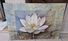 Große leinwand seerose gebraucht kaufen  Halberstadt