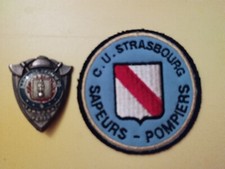Insigne pompiers rondache d'occasion  Savigny-le-Temple