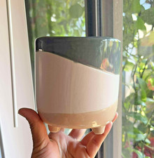 Glazed ceramic footed for sale  Webster