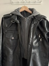 Herren lederjacke schwarz gebraucht kaufen  Magdeburg
