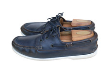 Sapato de barco de couro azul Quoddy mocassim com cadarço sapatos casuais masculinos tamanho 8,5 comprar usado Sapato de barco de couro azul Quoddy mocassim com cadarço sapatos casuais masculinos tamanho 8,5 comprar usado  Enviando para Brazil