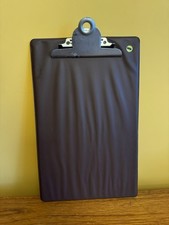Brown clipboard silver for sale  BIRMINGHAM