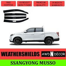 Usado, Escudos meteorológicos 4 peças para 2018-2024 Ssangyong Musso qualidade premium comprar usado  Enviando para Brazil