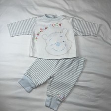 Usado, Roupa de bebê unissex bordada Disney Pooh 2 peças tamanho 0-3 meses comprar usado  Enviando para Brazil