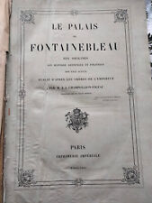 Palais fontainebleau histoire d'occasion  Olemps