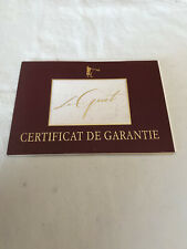 Guet certificat garantie usato  Asti