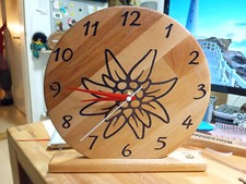 Standuhr buche 27x25cm gebraucht kaufen  Kempten (Allgäu)