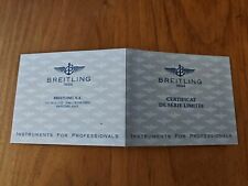 Certificat breitling old d'occasion  Combs-la-Ville