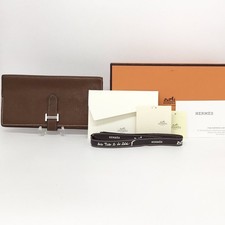 Autêntica Carteira Bi-Fold HERMES Bom Estado Bearn Longa com Boi Marrom França comprar usado  Enviando para Brazil