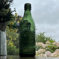 Vintage glass bottle for sale  WISBECH