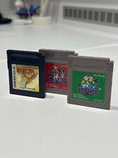 Pokemon original verde e vermelho para Gameboy e Pokemon dourado para Gameboy Color comprar usado  Enviando para Brazil