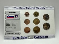Conjunto completo de moedas de euro Eslovênia 2007 (3512597/J5), usado comprar usado  Enviando para Brazil
