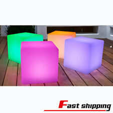 Zewnętrzna / wewnętrzna kostka świetlna LED RGB 16-kolorowa przewijakowa Patio Impreza Krzesło Siedzisko na sprzedaż  Wysyłka do Poland