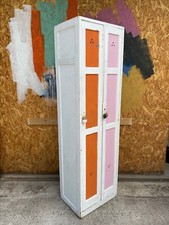 Double wooden locker for sale  HORSHAM