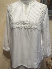 Bluse weiß spitze gebraucht kaufen  Zeuthen