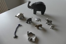 Elefanten metall teilweise gebraucht kaufen  Jülich