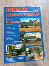 Prospekt demmler fahrzeugbau gebraucht kaufen  Spraitbach