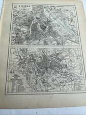 1902 map environ for sale  LEICESTER