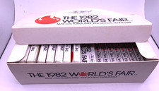Usado, Faca de bolso vintage NOS 1982 Feira Mundial lembrança por Parker Cut Co. 28 na caixa comprar usado  Enviando para Brazil