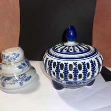 Bombay blue porcelain for sale  Detroit