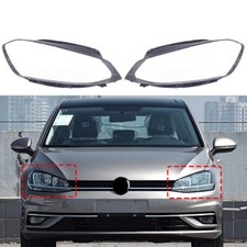 2 peças tampa lente farol transparente tampa vedação cola para VW Golf R Golf 7.5 GTI 2018-2021 comprar usado  Enviando para Brazil