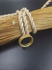 ANEL DE OURO VEGETAL CAPIM DORADO. Anel hipoalergênico de grama dourada, usado comprar usado  Enviando para Brazil