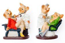 Estatuetas Naughty Pigs adulto novidade resina médico exame dentista mamilos peito comprar usado  Enviando para Brazil